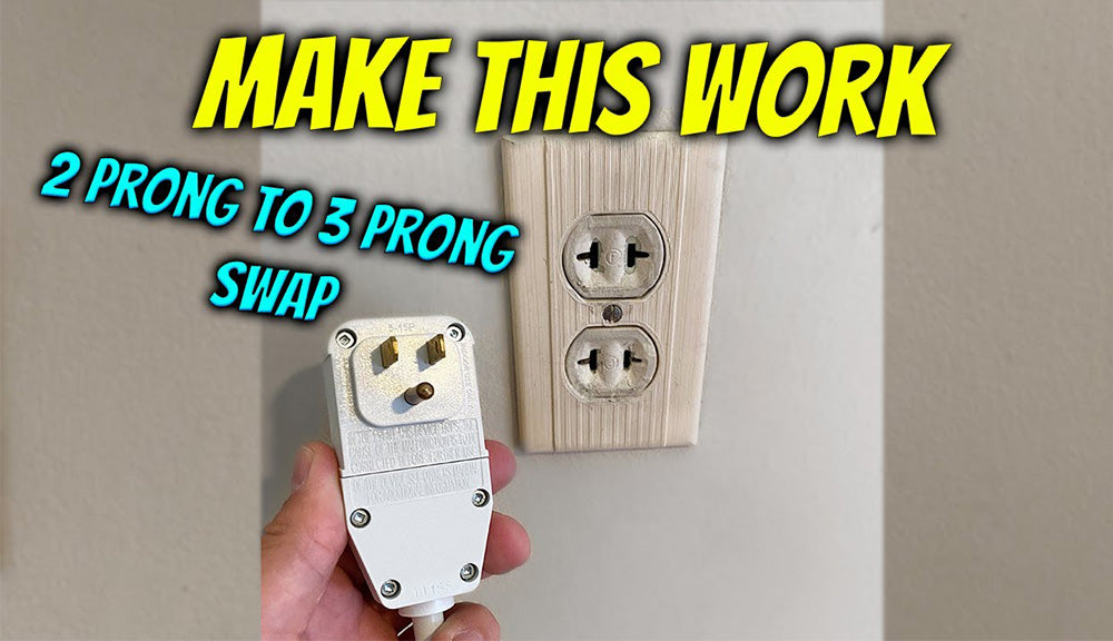 How to Swap a 2Prong Outlet to a 3Prong One? JACKYLED