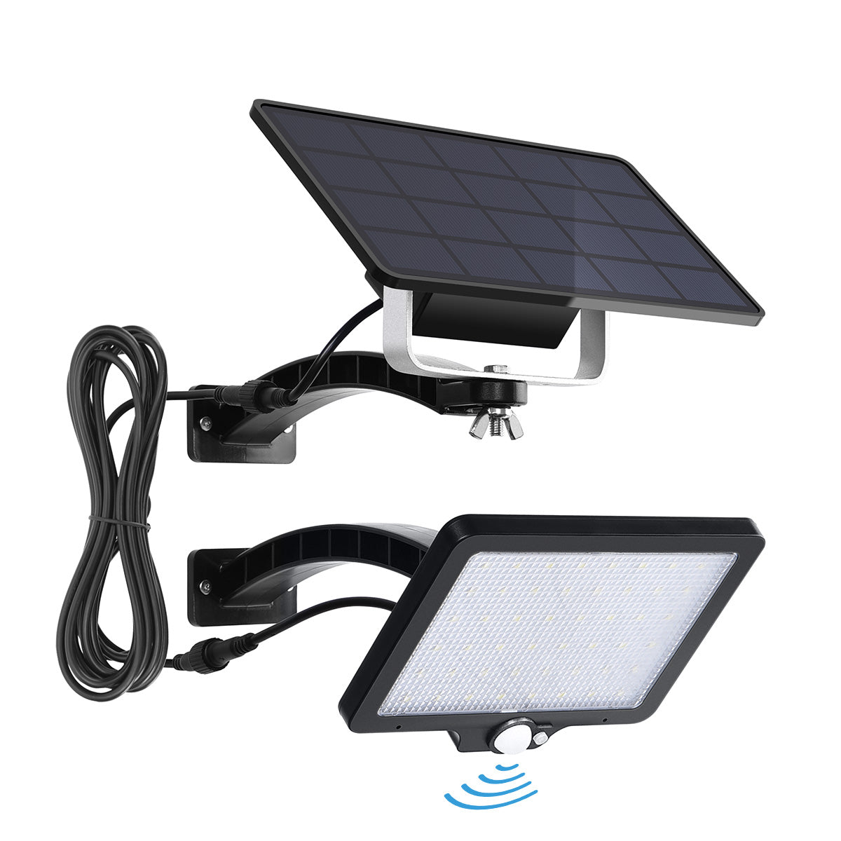 1000 Lumen Auto On/Off Motion Sensor Solar Wall Light JACKYLED