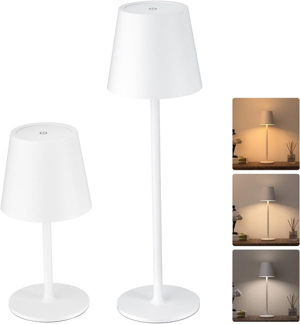 Cordless Table Lamps Rechargeable, 3 Adjustable Height