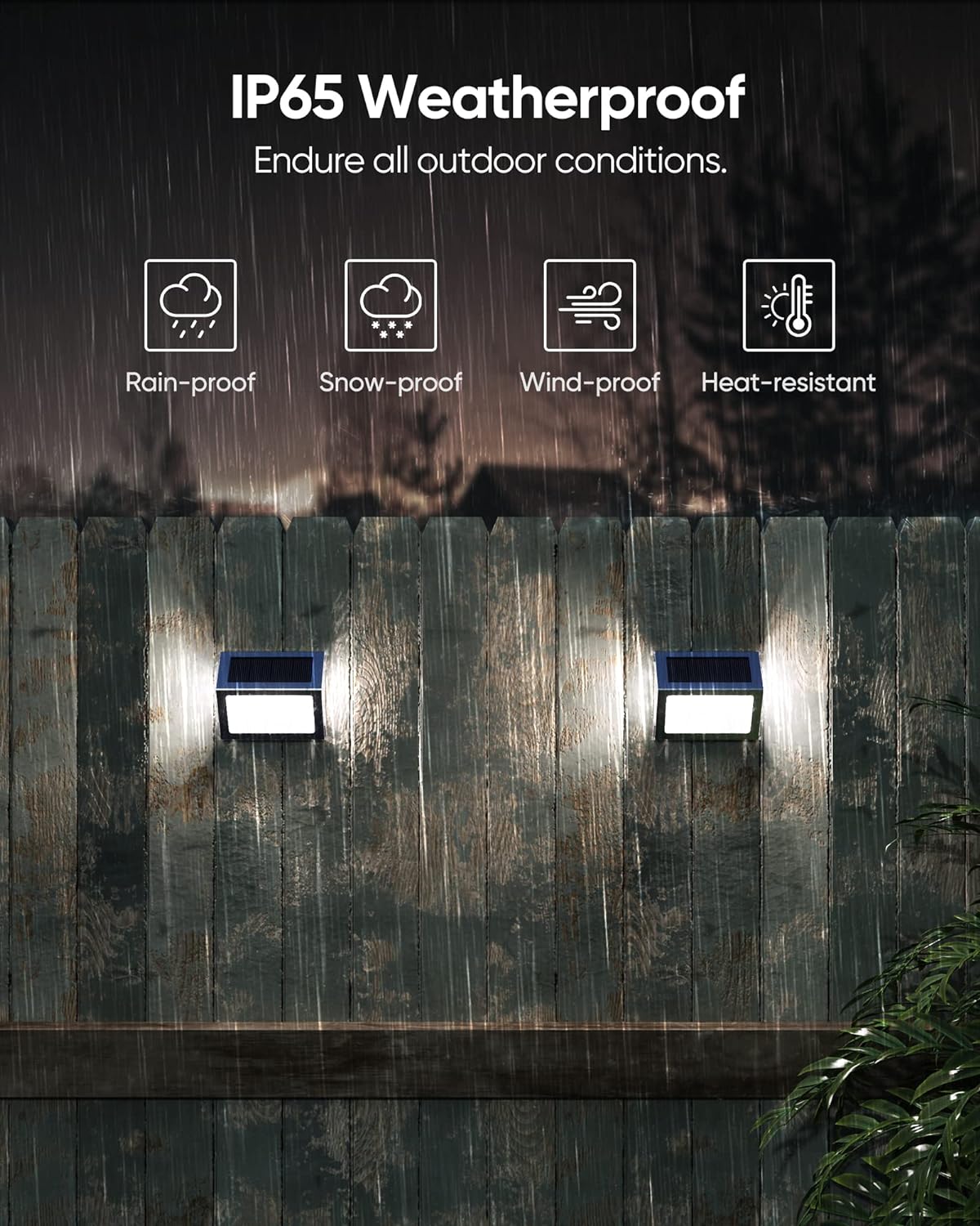 8-Pack Solar Step Lights 3-Side Stainless Steel Waterproof