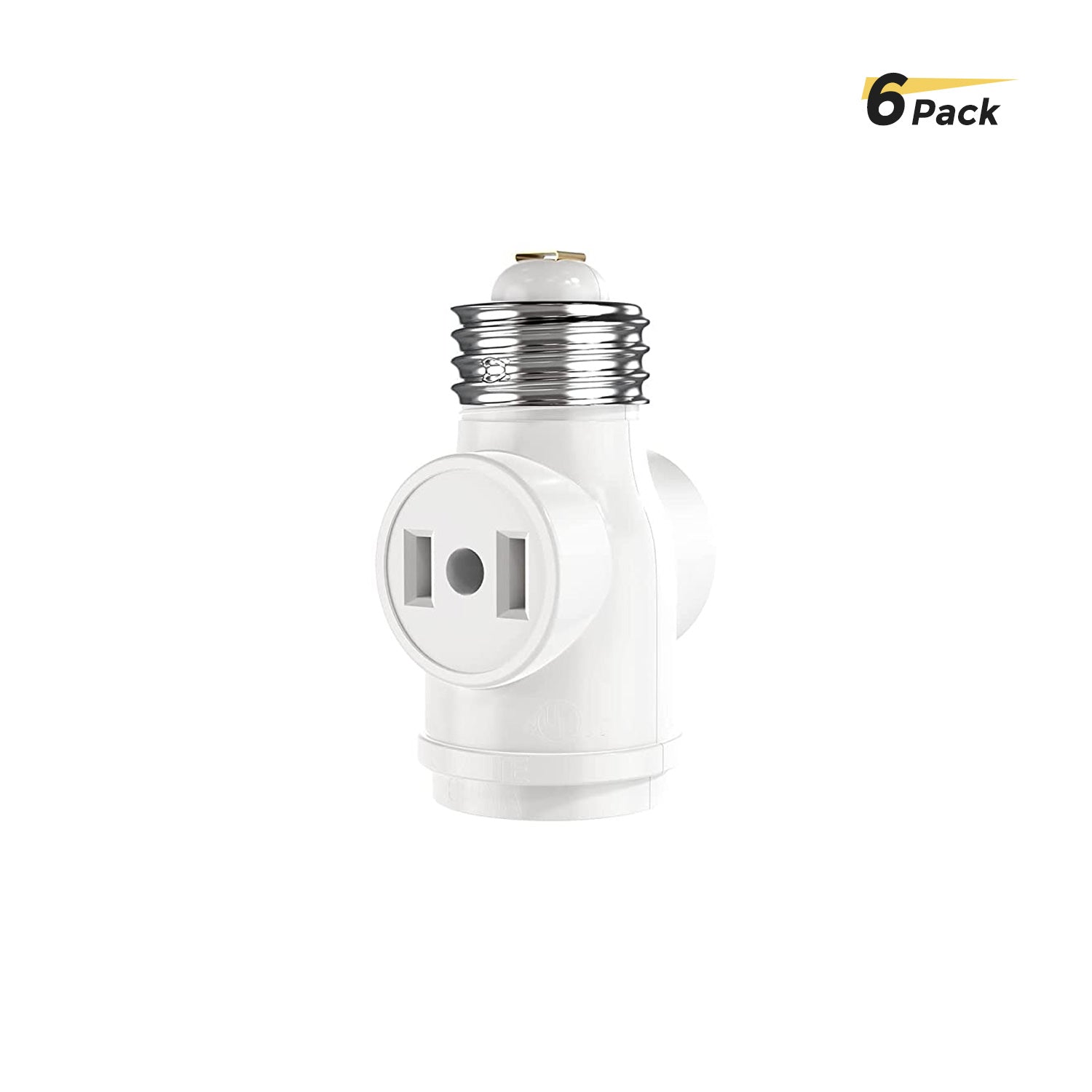 UL-listed 2 Outlet Light Socket Adapter 110V-250V 660W