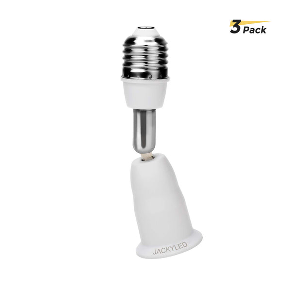 JACKYLED Light Socket E26/E27 3pcs