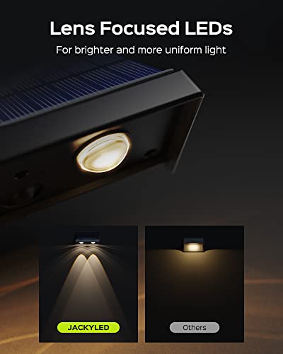 Waterproof Solar Step Lights 50 Lumens 8-Pack