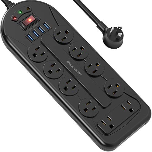 JACKYLED Power Strip Surge Protector