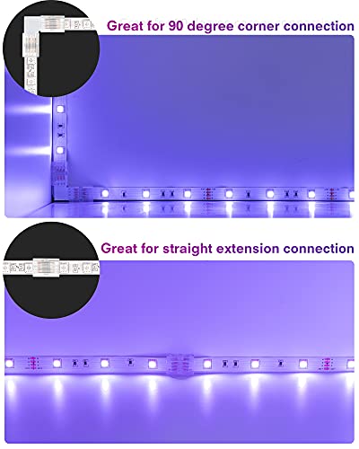 L Shape LED Connectors 4-Pin