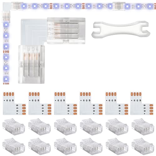 L Shape LED Connectors 4-Pin