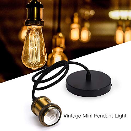 UL Industrial Mini Pendant Light Vintage Style Light Kit