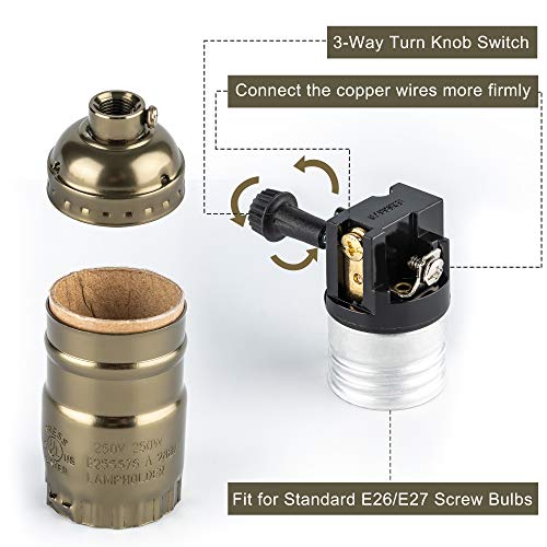 UL Listed 3-Way Lamp Socket Replacement – JACKYLED