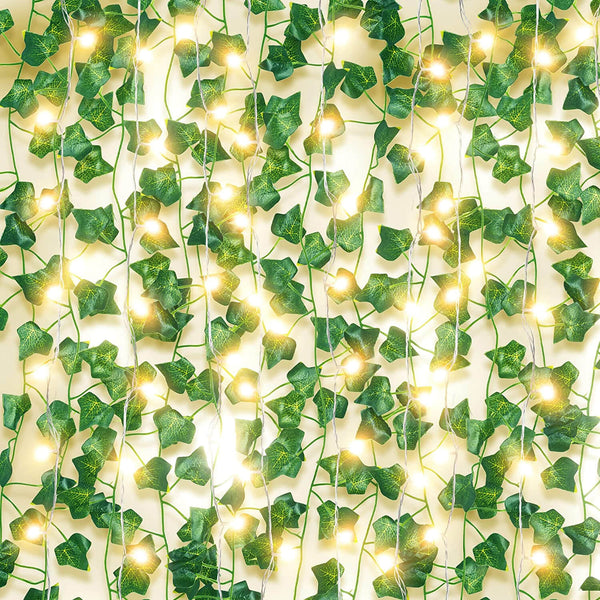 84Ft Artificial Ivy Garland LED Curtain Lights